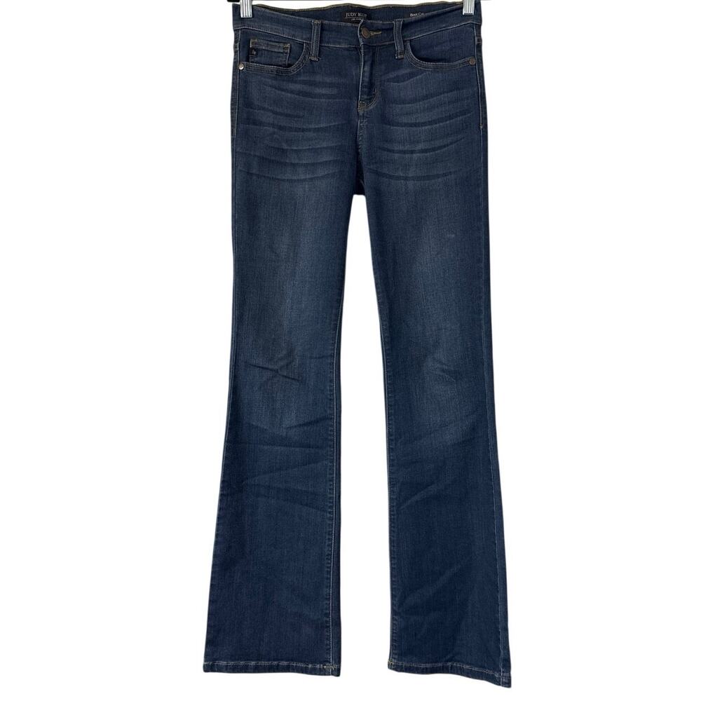 Judy Blue Bootcut Jeans Dark Wash Size 7/28 JB82100DK *EUC